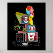 Klassischer Pennywise-TV-Stack - Sie werden auch s Poster (Vorne)