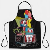 Klassischer Pennywise-TV-Stack - Sie werden auch s Schürze (Vorderseite)