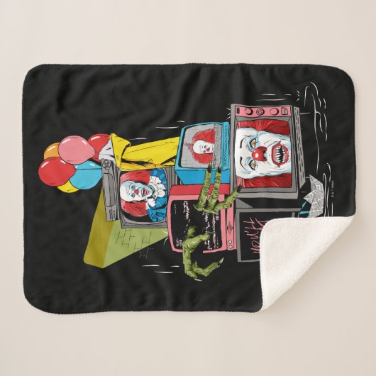 Klassischer Pennywise-TV-Stack - Sie werden auch s Sherpadecke (Vorderseite (Horizontal))