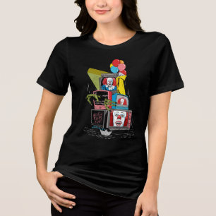 Klassischer Pennywise-TV-Stapel - Du wirst auch sc Tri-Blend Shirt