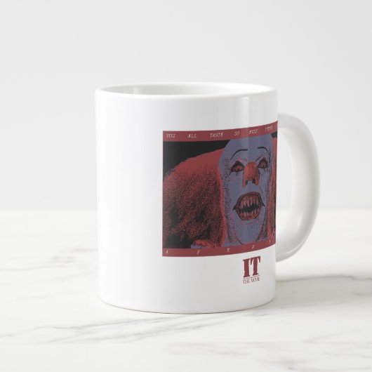 Klassischer Pennywise - Viel besser, wenn man Angs Jumbo-Tasse (Vorderseite Rechts)