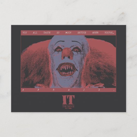 Klassischer Pennywise - Viel besser, wenn man Angs Postkarte (Vorderseite)