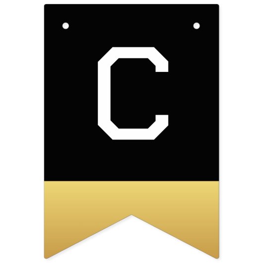 Klassischer Personalisierter Abschluss Wimpelkette (Zweite Fahne)