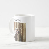 Klassischer personalisierter Becher | Individuelle Kaffeetasse (Vorderseite Links)