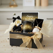 Klassischer personalisierter Glitzer Tasse