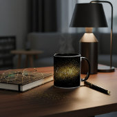 Klassischer personalisierter Glitzer Tasse