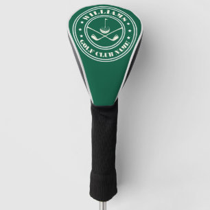 Klassischer Personalisierter Golfclub Name Golf Headcover