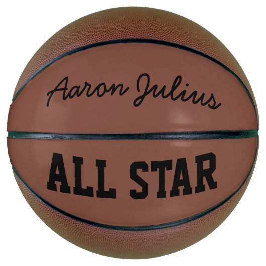 Klassischer Personalisierter Name Basketball Sport (Vorderseite)