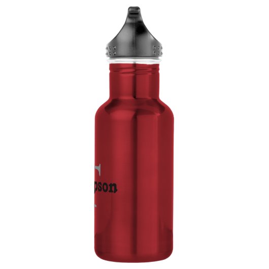 Klassischer Personalisierter Name des Monogramms Trinkflasche (Rechts)