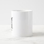 Klassischer Personalisierter Trauzeuge Kaffee Tass Jumbo-Tasse (Vorderseite)