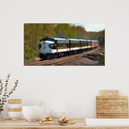 Klassischer Personenzug Poster (Küche)