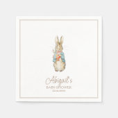 Klassischer Peter der Kanbit Winter Baby Dusche Serviette (Vorderseite)