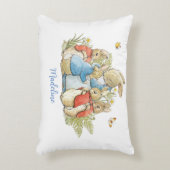 Klassischer Peter der Kaninchen Dekokissen (Vorderseite(Vertikal))