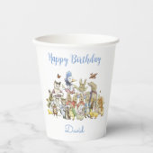 Klassischer Peter der Kaninchen Geburtstagspacker Pappbecher (Vorderseite)