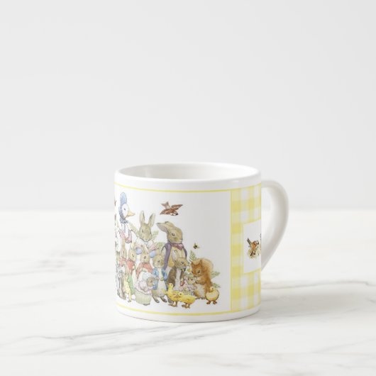 Klassischer Peter der Rabbit Kids Size Cup Espressotasse (Vorderseite Rechts)