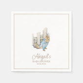 Klassischer Peter der Rabbit Winter Fall Baby Dusc Serviette (Vorderseite)