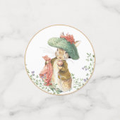 Klassischer Peter des Kaninchens Geburtstag Konfetti (Klein Vorderseite)