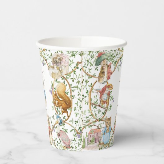 Klassischer Peter des Kaninchens Geburtstag Pappbecher (Links)