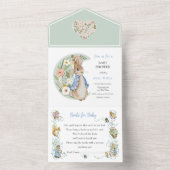 Klassischer Peter die Kaninchendusche All In One Einladung (Innen Boden)