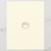 Klassischer Peter Hase Baby Shower Spiel Flyer (Hinten)