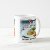 Klassischer Philosophischer Comic über komplexe Ko Kaffeetasse (VorderseiteRechts)