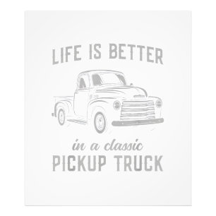 Klassischer Pickup-Truck-Typ Vintage Fotodruck