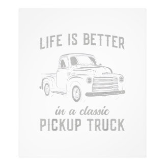 Klassischer Pickup-Truck-Typ Vintage Fotodruck
