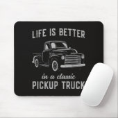 Klassischer Pickup-Truck-Typ Vintage Mousepad (Mit Mouse)