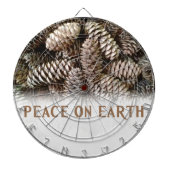 Klassischer Pine Cone Weltfrieden Dartscheibe (vorne)