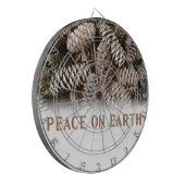 Klassischer Pine Cone Weltfrieden Dartscheibe (Vorderseite Links)