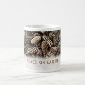 Klassischer Pine Cone Weltfrieden Kaffeetasse (Mittel)