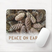 Klassischer Pine Cone Weltfrieden Mousepad (Mit Mouse)