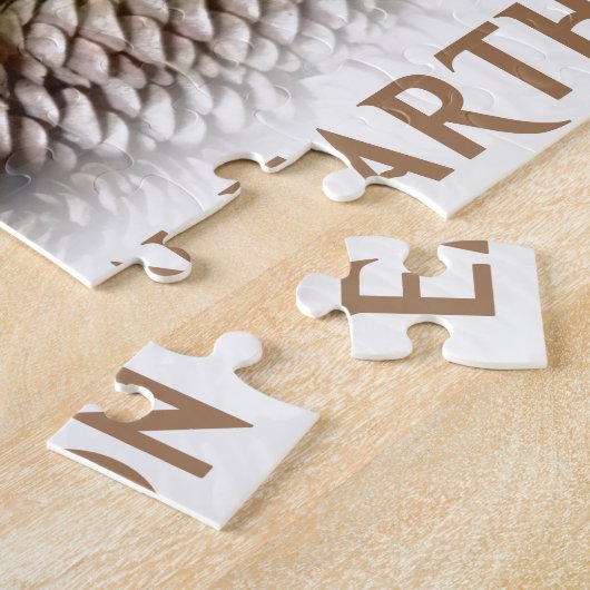 Klassischer Pine Cone Weltfrieden Puzzle (Seite)