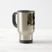 Klassischer Pine Cone Weltfrieden Reisebecher (Vorderseite Links)