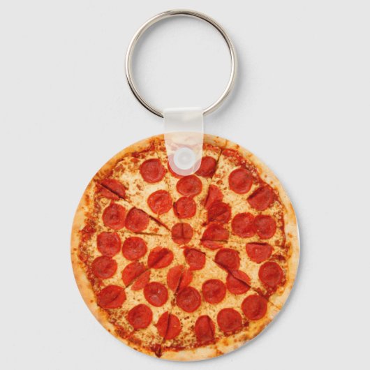 klassischer Pizzafreund Schlüsselanhänger (Vorderseite)