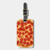 klassischer Pizzaliebhaber Gepäckanhänger (Vorderseite vertikal)