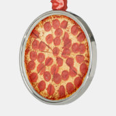 klassischer Pizzaliebhaber Ornament Aus Metall (Links)