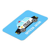 Klassischer Polizeiwagen mit Siren-Offizier Person Magnet (Linke Seite)
