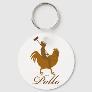 Klassischer Pollo Schlüsselanhänger