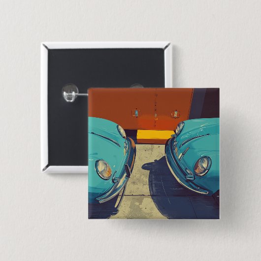 Klassischer Porsche Button (Vorne & Hinten)