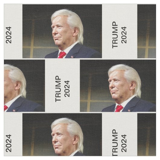 Klassischer Präsident Donald Trump Stoff (Nahaufnahme)