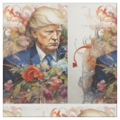Klassischer Präsident Donald Trump Stoff (Nahaufnahme)