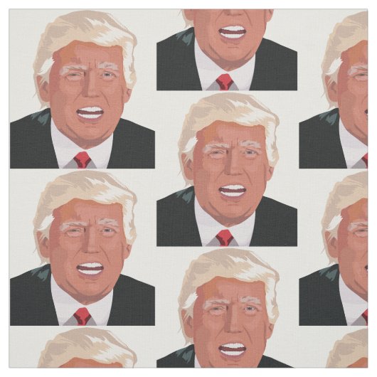 Klassischer Präsident Donald Trump Stoff (Muster)