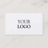 Klassischer Premium Dick Standard Visitenkarte (Rückseite)