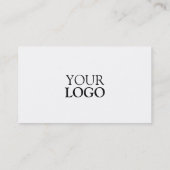 Klassischer Premium Pearl Standard Visitenkarte (Rückseite)