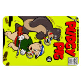Klassischer PUDGY PIG Comic-Magnet Magnet (Horizontal)