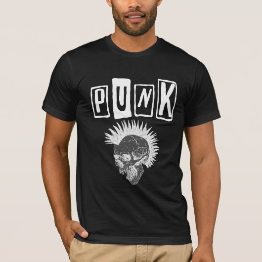 Klassischer Punk T-Shirt (Vorderseite)
