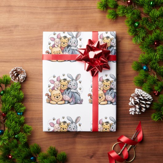 Klassischer Puuh & Freunde Geschenkpapier (Feiertagsgeschenk)