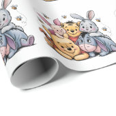 Klassischer Puuh & Freunde Geschenkpapier (Rolleneckpunkt)