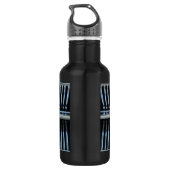 Klassischer Quecksilbergrill der 60er Jahre Edelstahlflasche (Rückseite)